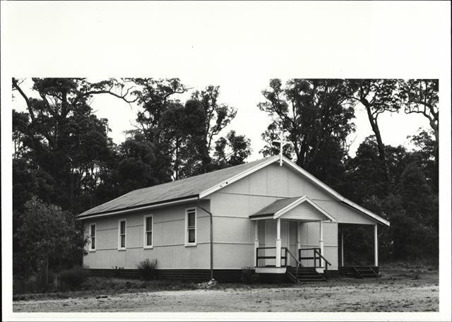 Left corner elevation of building