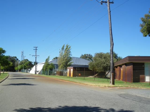 View of Aerodrome structure from Swan Bank Road facing south