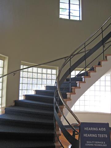 Staircase in foyer