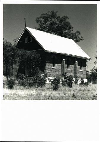 Right side elevation of church