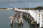 Skeleton jetty node looking south- Jetty mark 106-111