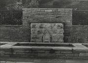 Front view of fountain
