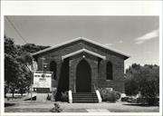 Front elevation of church