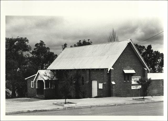 Corner elevation of building from Railway Road