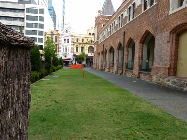 View towards Barrack street, Town Hall on right