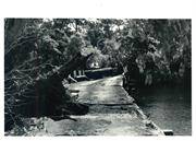 Old bridge remaining section, looking from south bank