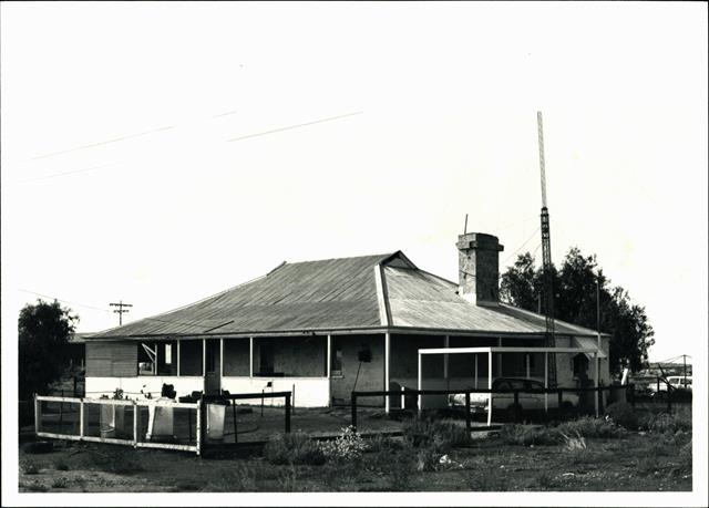 Right corner elevation of station masters house (fmr)