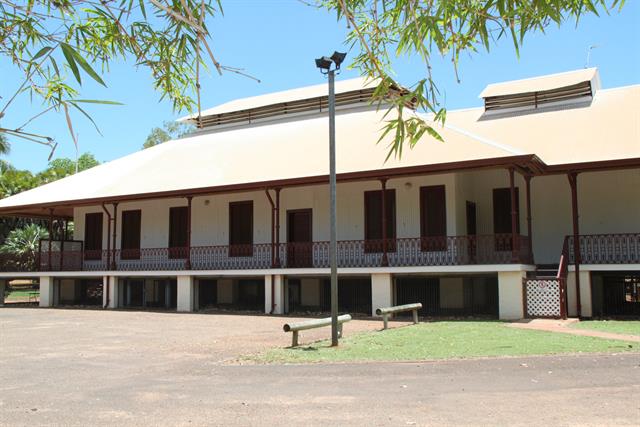 Side view - courthouse markets held in this area