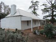 north west elevation and yard