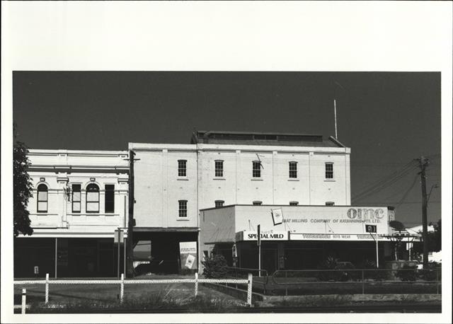 Front elevation of Austral Terrace frontage partially obscured by later building