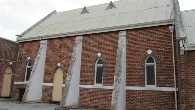 hall south elevation
