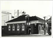 Corner elevation of building