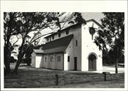 Left corner elevation of church