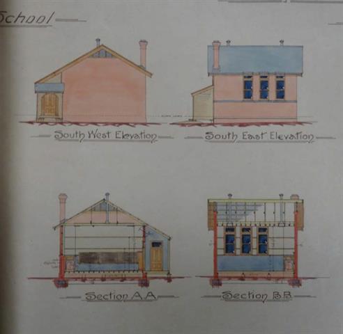 Queens Park Primary original drawings for Woodlupine School Classroom, Plan by P