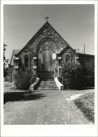 Front elevation of mission hall