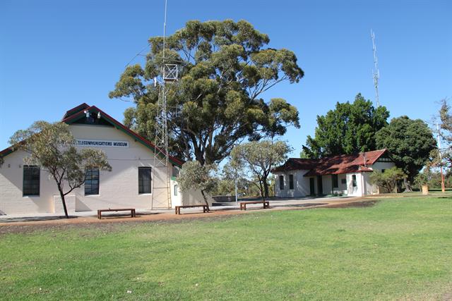 View of operations building and staff accomodation