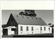 Angled side elevation of building