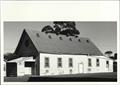 Angled side elevation of building